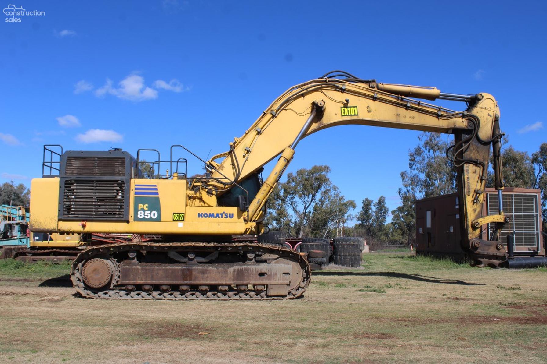 Máy xúc Komatsu PC850-8 đời 2008