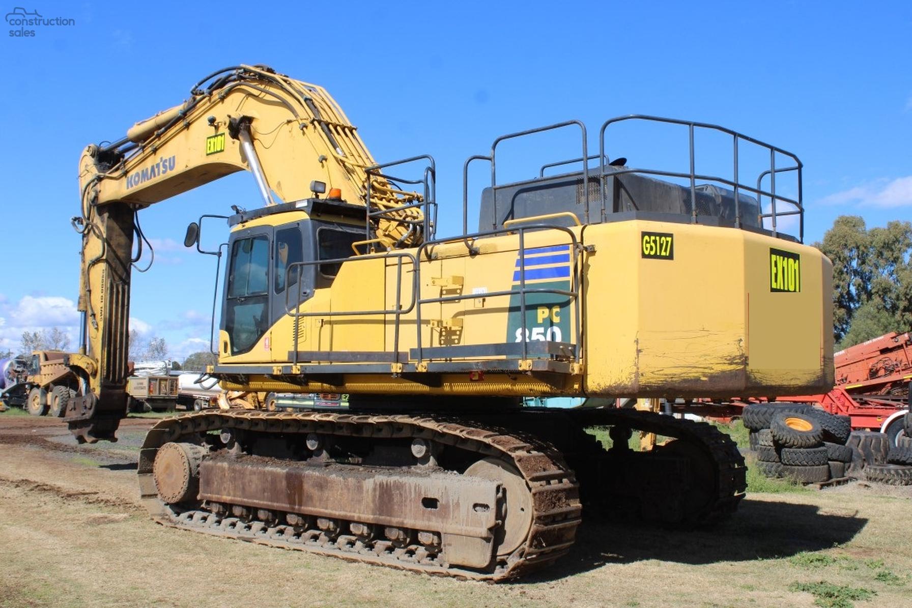 Máy xúc Komatsu PC850-8 đời 2008